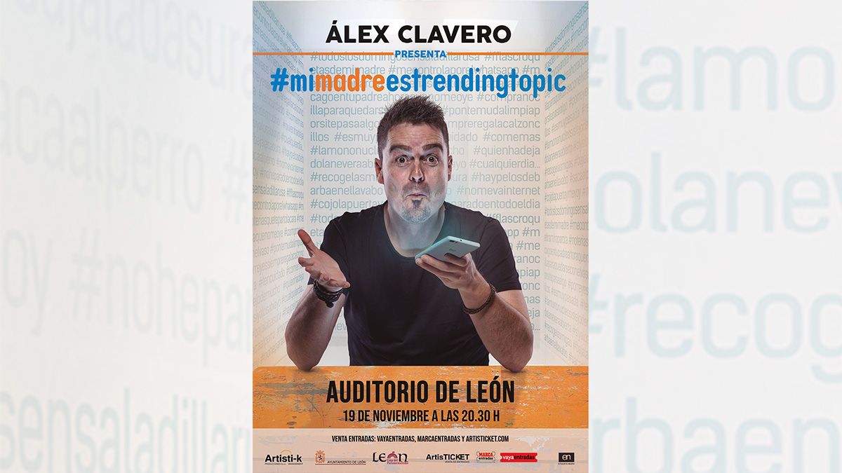 Álex Clavero presenta este viernes su show en León.