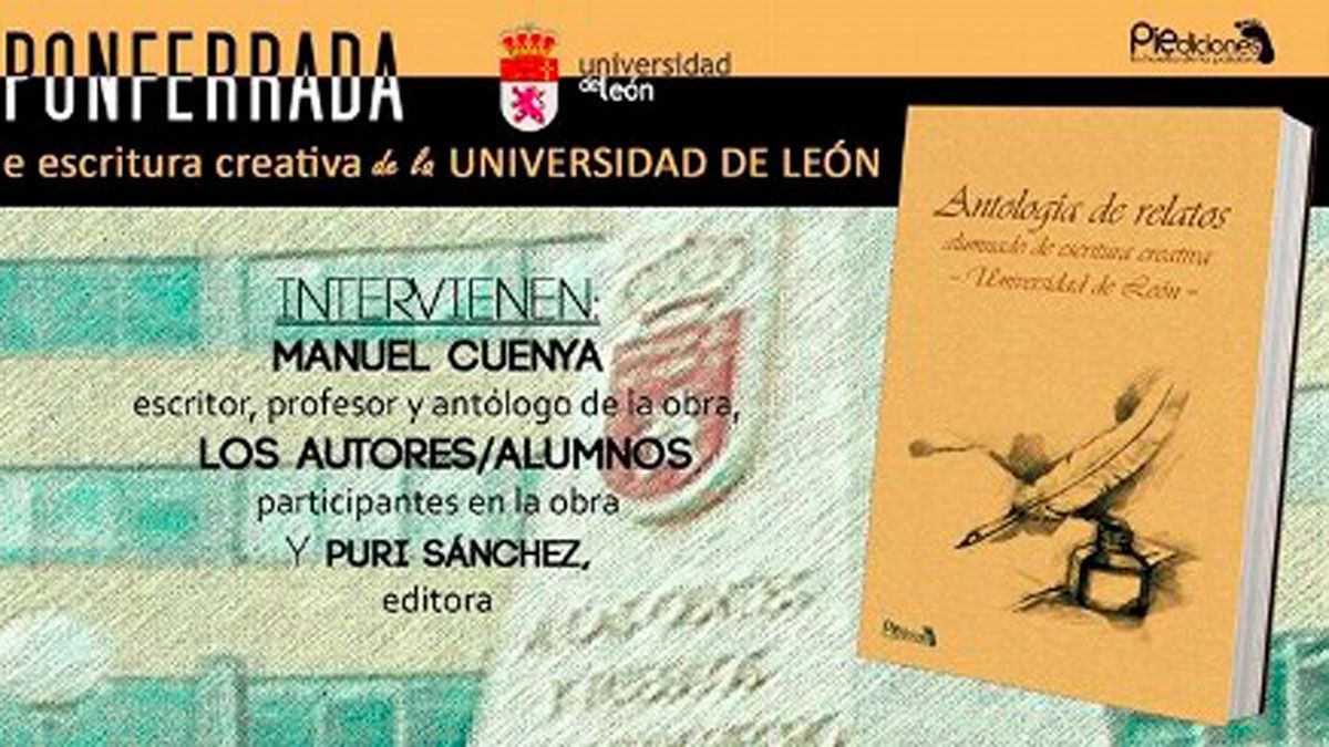 Cartel de la presentación de la antología de relatos. | L.N.C.