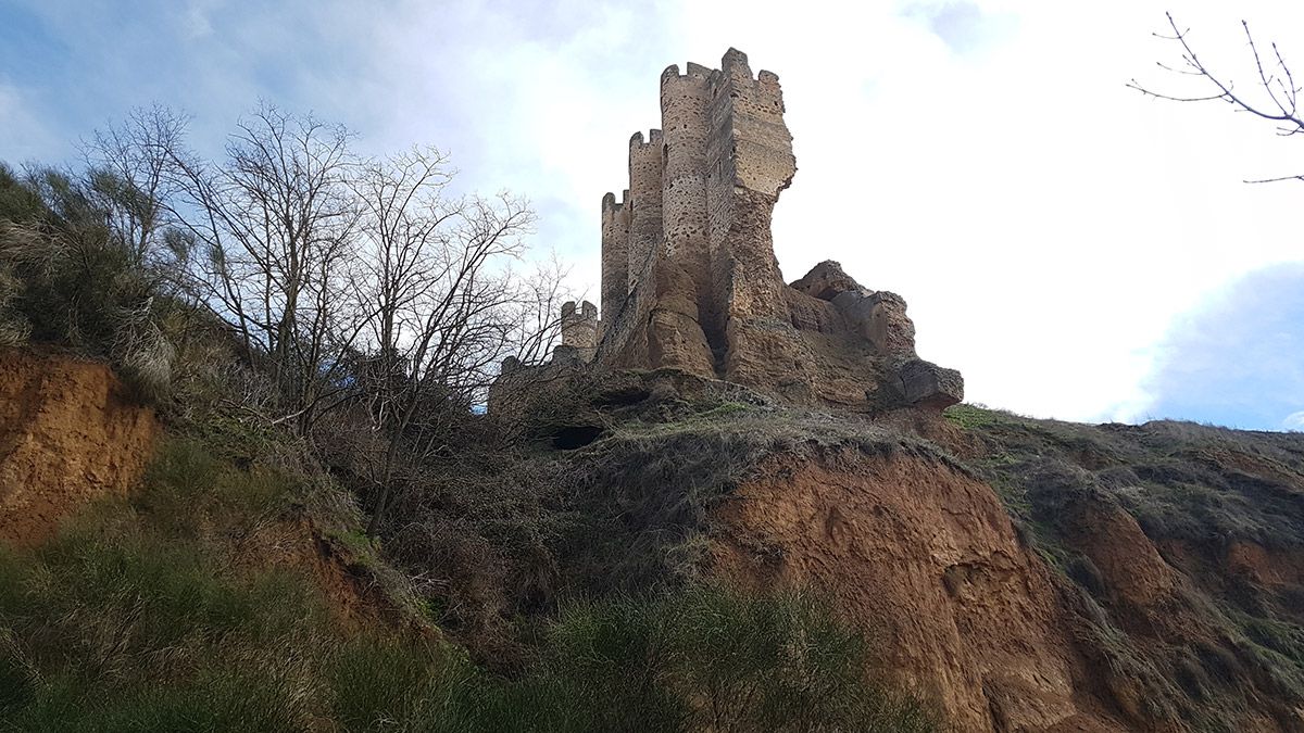 La ladera del castillo hacia el río Esla es su zona más deteriorada. | T.G.