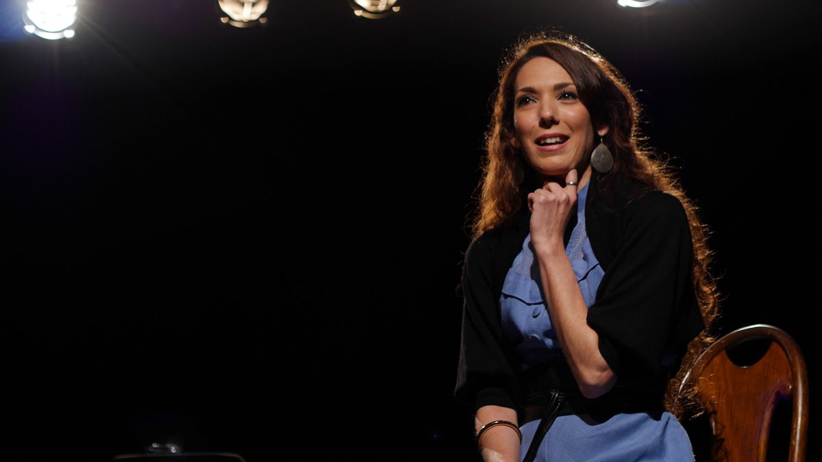 La narradora palentina Cristina Kolumelah. |L.N.C.