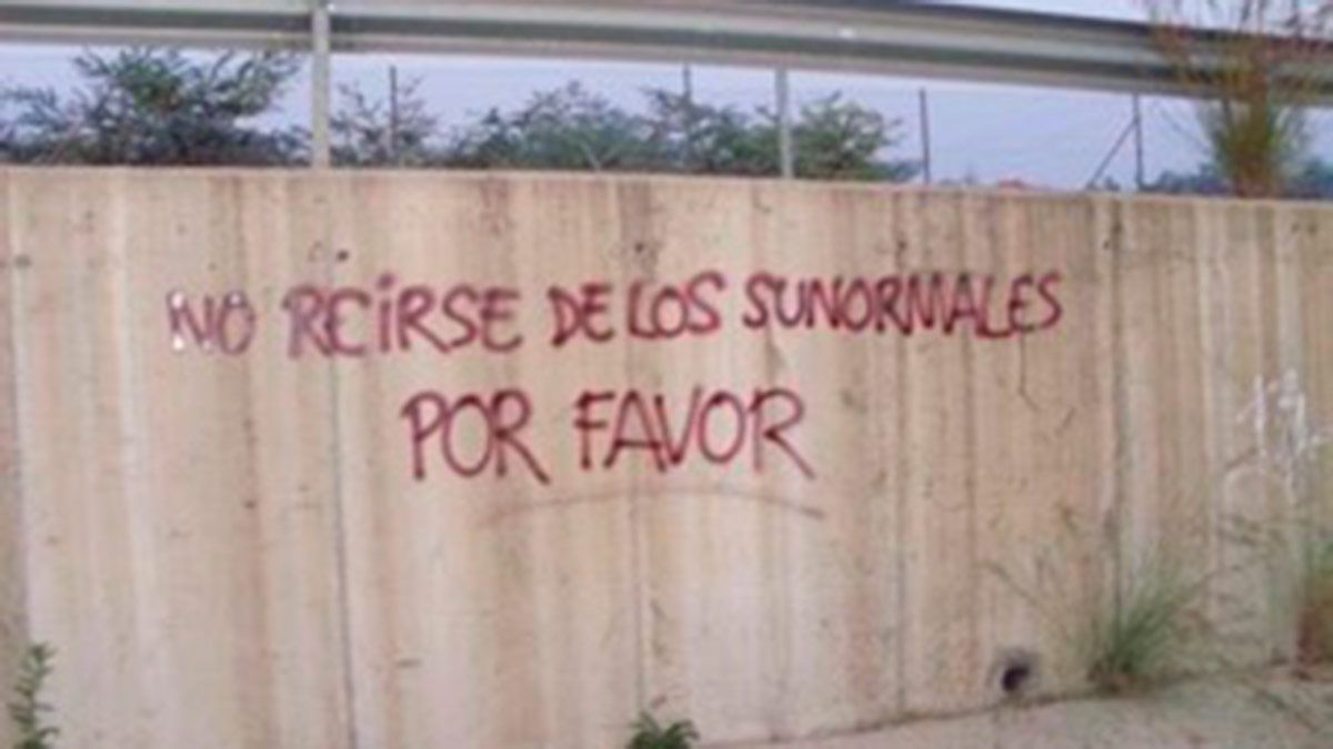 No reírse de los sunormales, por favor