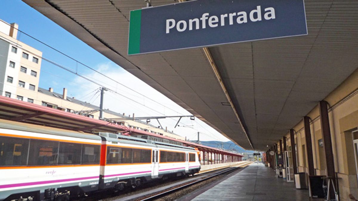 Imagen de archivo de la estación de tren de Ponferrada.