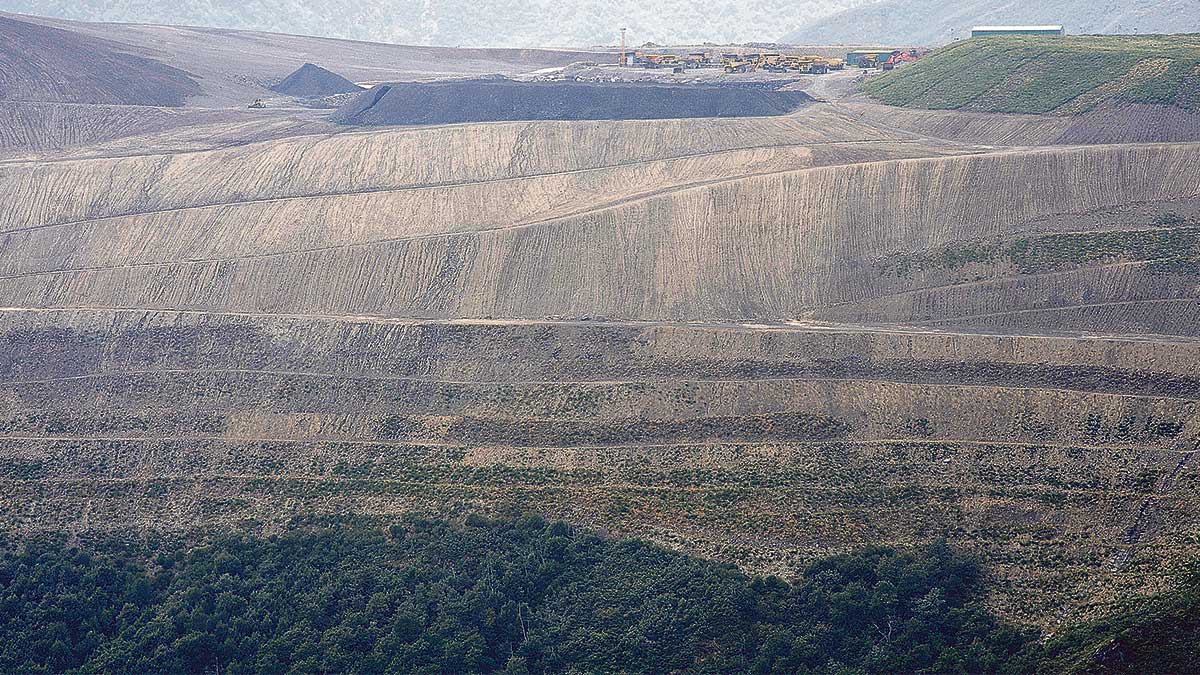 Espectacular vista del yacimiento geológico del Feixolín. | DANIEL MARTÍN
