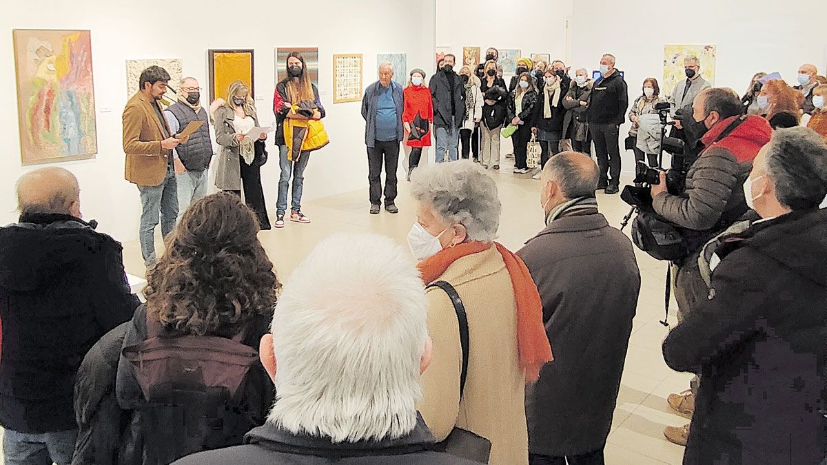 Inauguración de la exposición ‘Marcelino Cuevas. In memorian’ y homenaje al hombre que motiva la muestra. | L.N.C.