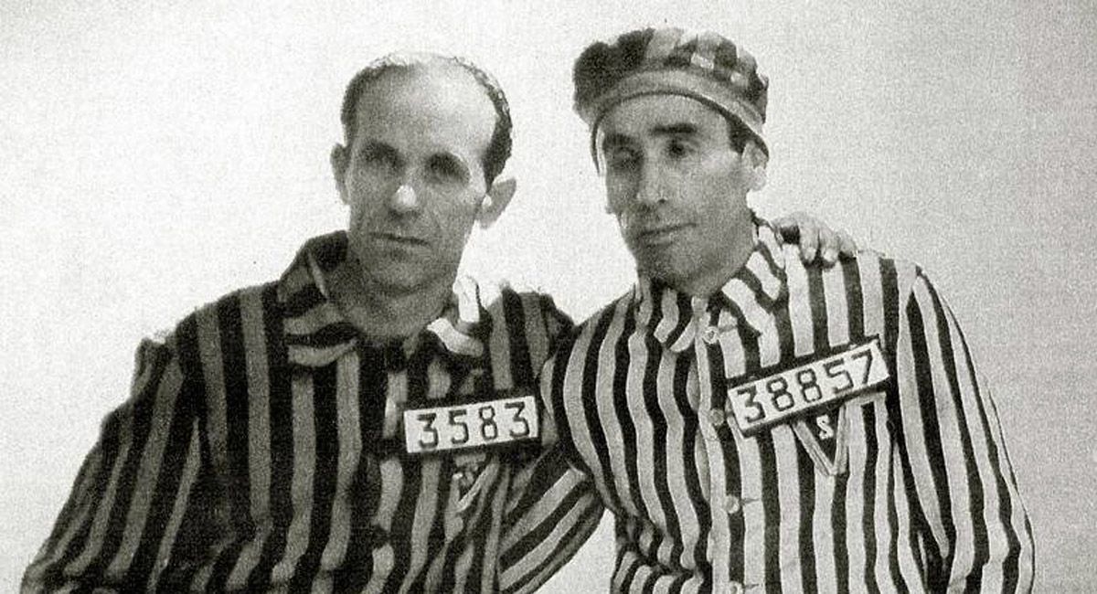 El leonés Prisciliano García Gaitero con el número 38857 con el que le marcaron en Dachau según él mismo contó.