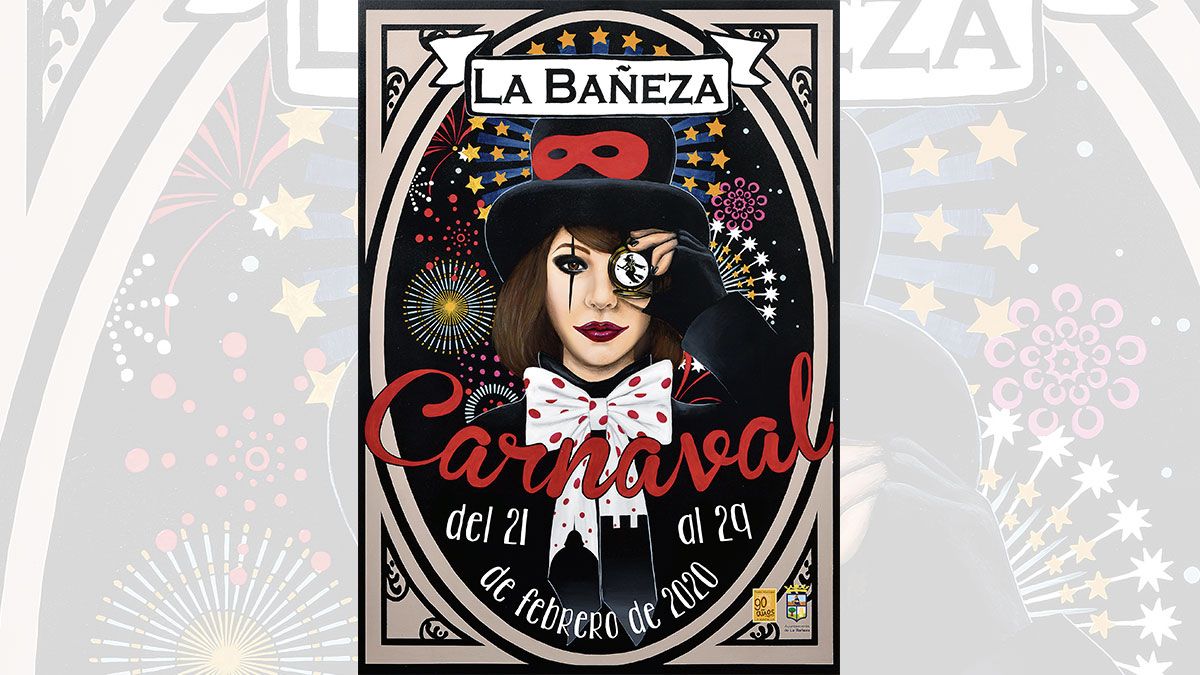 El cartel anunciador del Carnaval de La Bañeza 2020