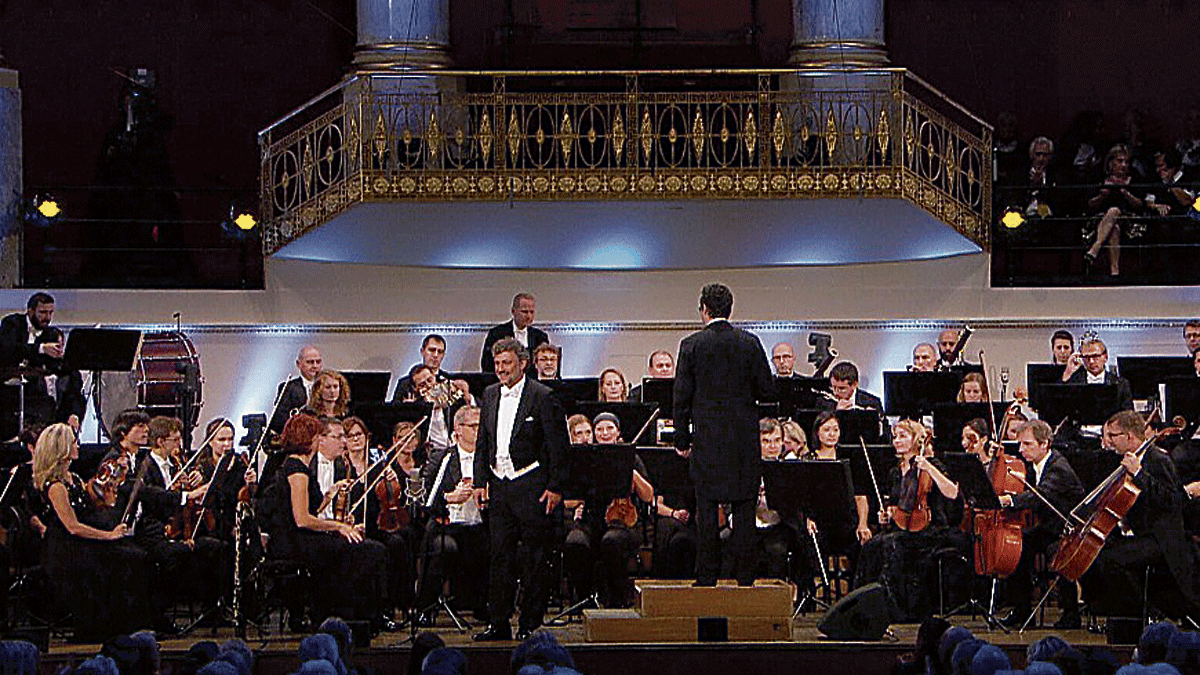 Un momento del recital ‘My Vienna’ del tenor Jonas Kaufmann que este jueves se estrena en los cines Van Gogh.
