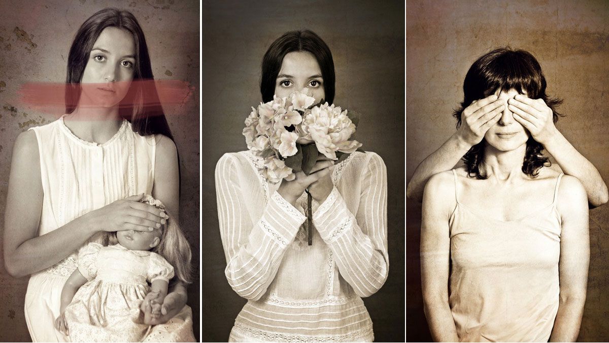 Tres ejemplos del arte fotográfico de la leonesa Julia G. Liébana.