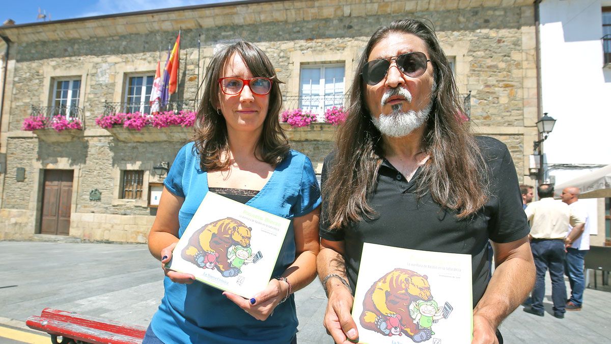 Diana Martínez y Lolo protagonizarán un cuentacuentos en torno al duende Xardón el 4 de agosto en el Centro de Interpretación del Clima de La Vid. | CÉSAR SÁNCHEZ (ICAL)