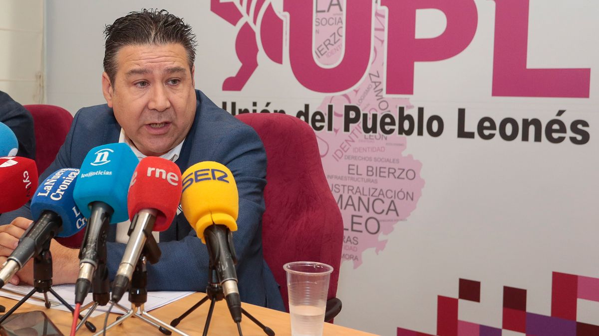 Luis Mariano Santos, procurador de Unión del Pueblo Leonés. | ICAL
