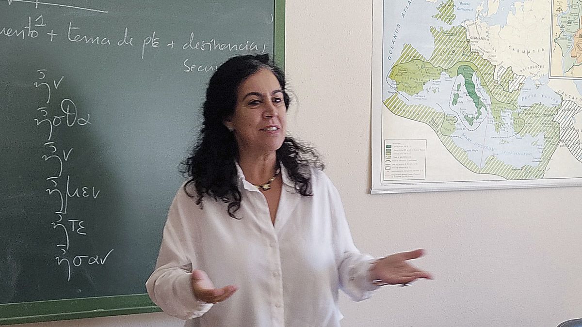 La docente Marta Prieto Sarro.