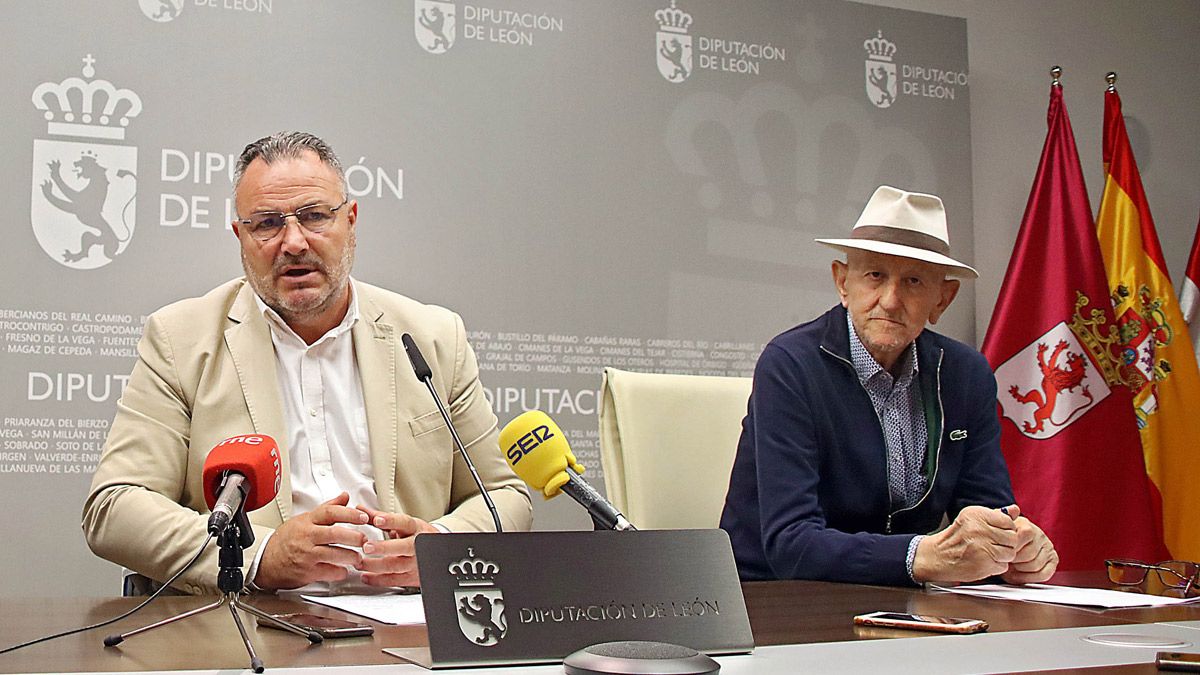 Eduardo Morán y Matías Llorente durante la rueda de prensa de este miércoles. | ICAL