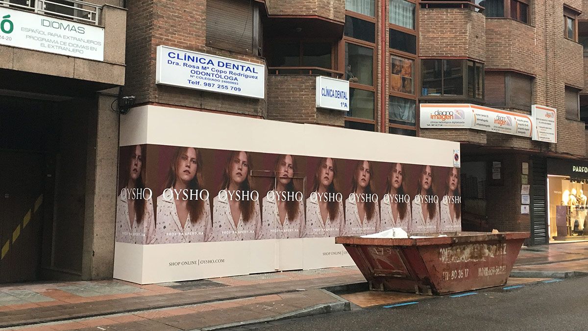 La nueva tienda de Oysho en la capital se ubicará al lado de Massimo Dutti y frente a una de las entradas del macro Zara, en Alcázar de Toledo. | L.N.C.