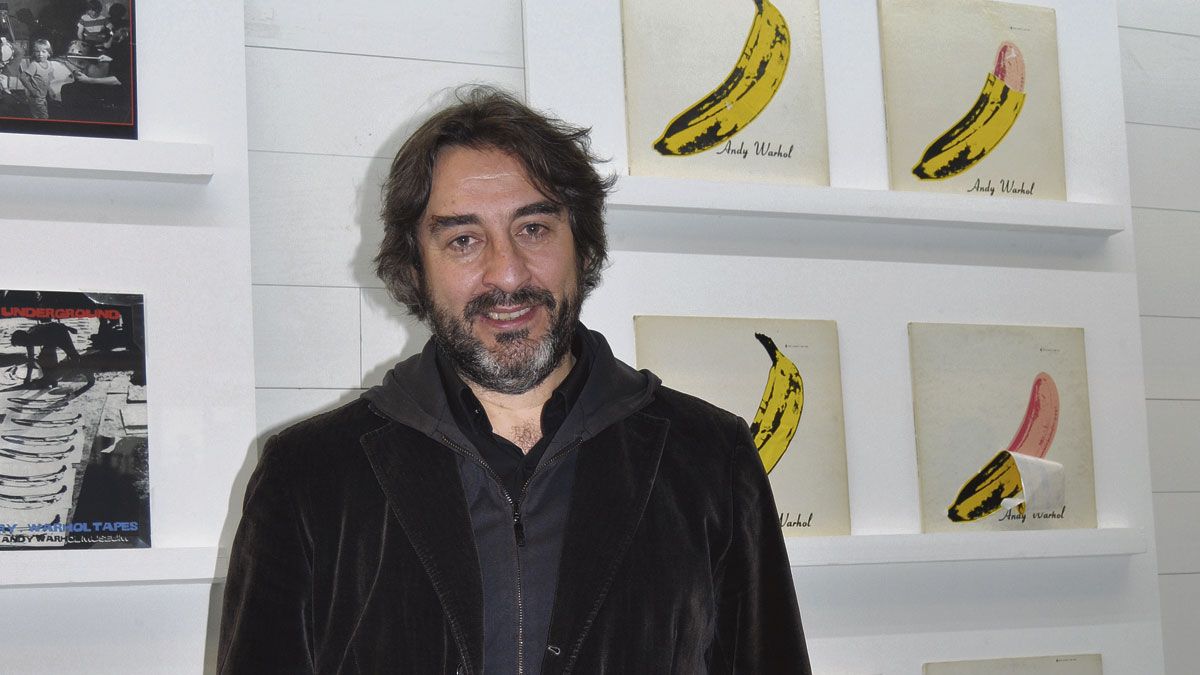 El leonés Francisco Javier Panera en la exposición del Musac. | E. LÓPEZ