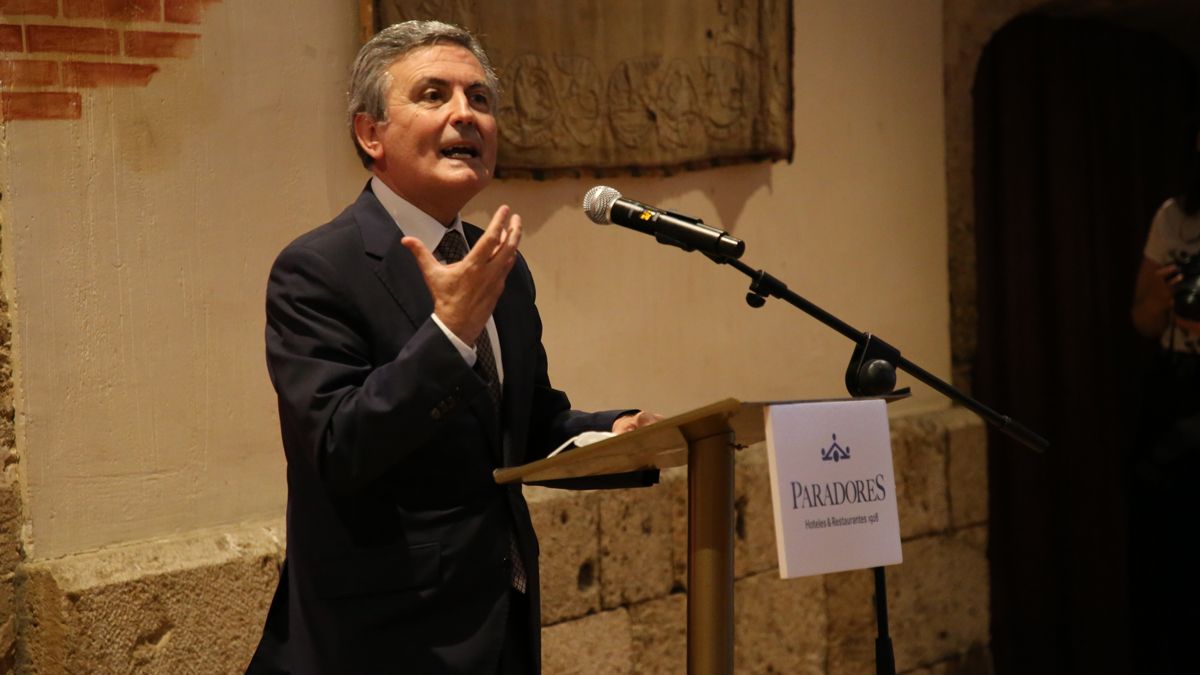 El presidente de Paradores, Pedro Saura, este lunes. | ICAL