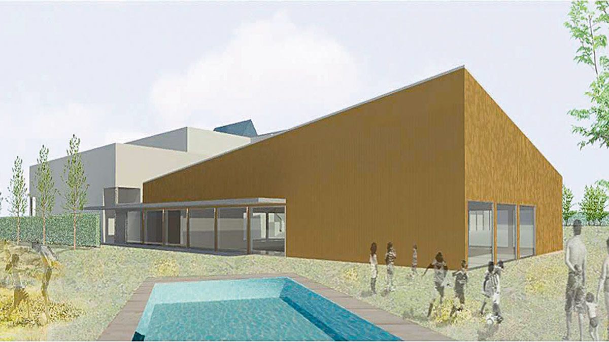 Una imagen del proyecto de la nueva piscina cubierta de Astorga.