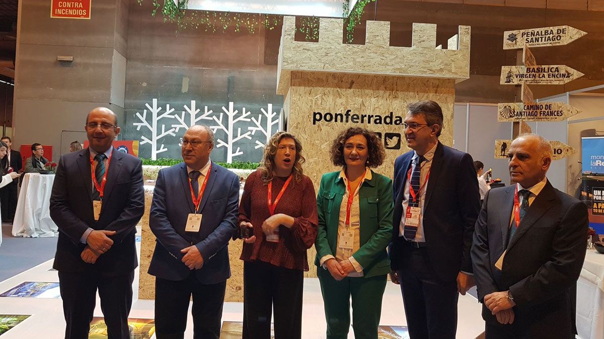 Presentación de Ponferrada ayer en Fitur. | AYTO. PONFERRADA