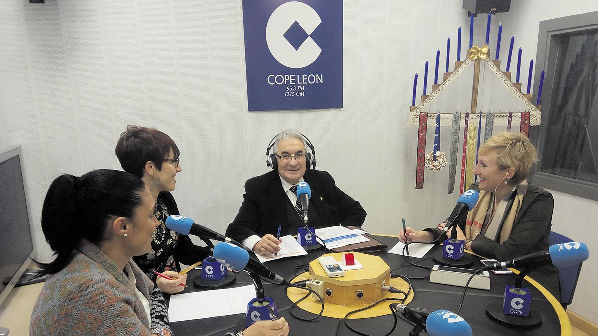 Pedro Puente, este jueves en el programa ‘Entre nosotras’ de Cope León.