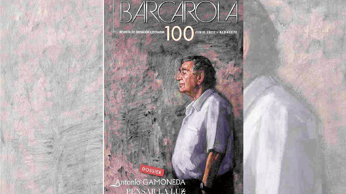 Portada del número 100 de Barcarola, dedicada al poeta Antonio Gamoneda. | L.N.C.