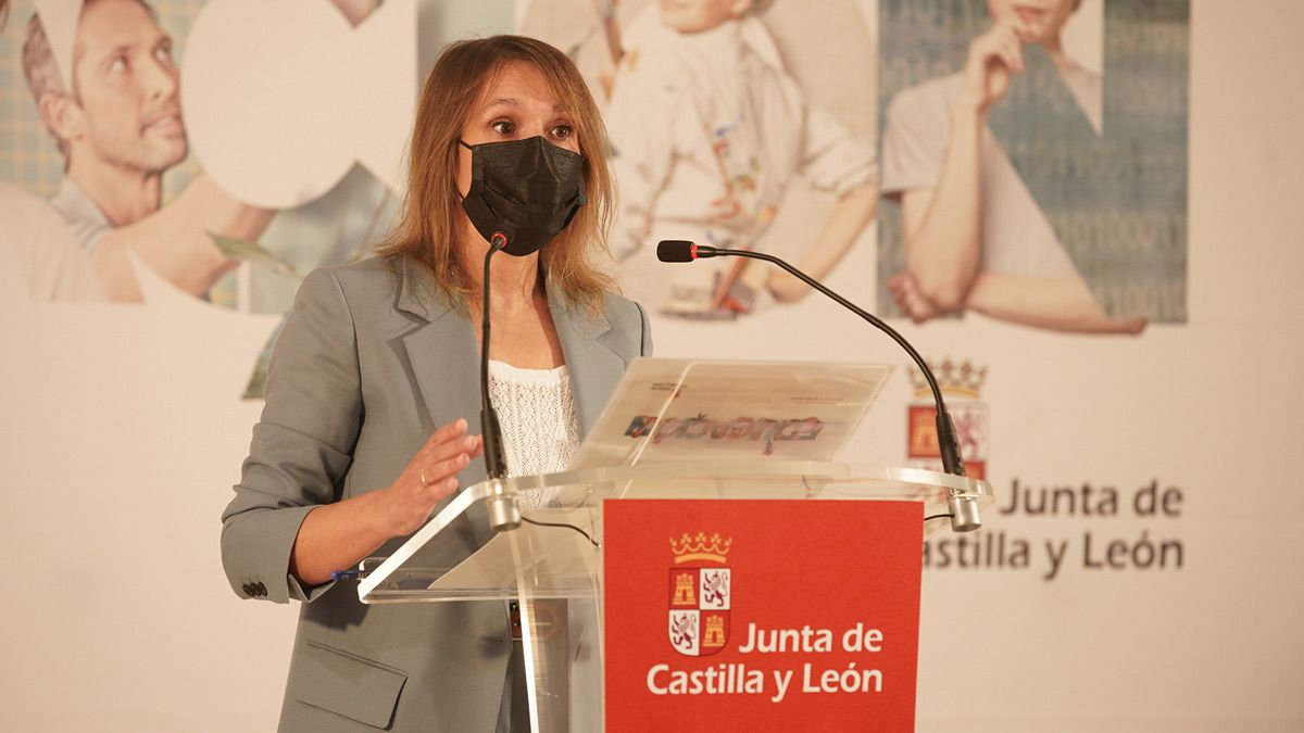 La consejera de Educación, Rocío Lucas, en la presentación del curso escolar 2021/2022. | ICAL