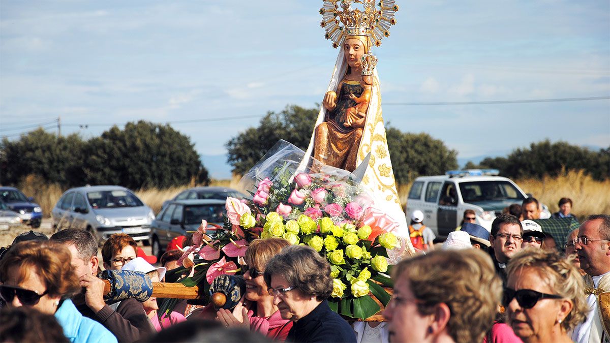 La Virgen del Castro volverá a Astorga junto a cientos de fieles. | ABAJO