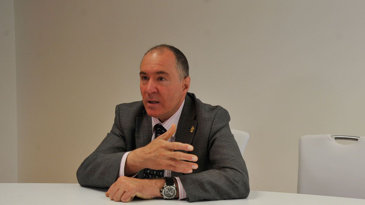 El secretario general de UPL y concejal electo en el Ayuntamiento de León, Eduardo López Sendino.