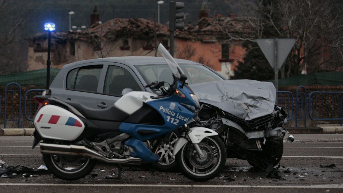 Imagen de archivo de un accidente en La Granja. | DANIEL MARTÍN