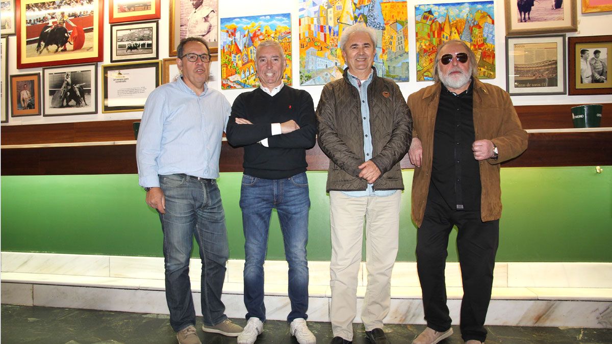 Pablo Martínez, Javier Gómez, José Luis Tamargo y Juan Carlos Uriarte.