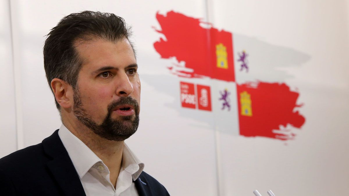 El candidato del PSOE a la presidencia de la Junta de Castilla y León, Luis Tudanca. | RUBÉN CACHO (ICAL)
