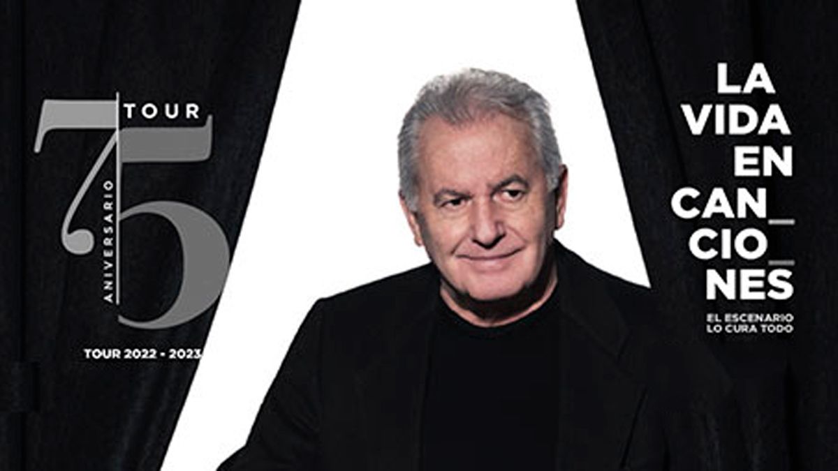 Víctor Manuel actuará el domingo dentro de su tour 75 aniversario. | L.N.C.