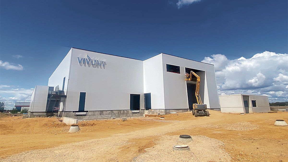Las obras para la planta de Virixene Vivunt avanzan a buen ritmo. | L.N.C.