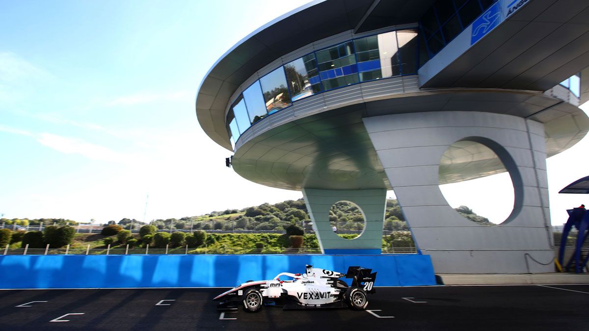 Vidales, durante los tests de la semanada pasada en Jerez. | FIA