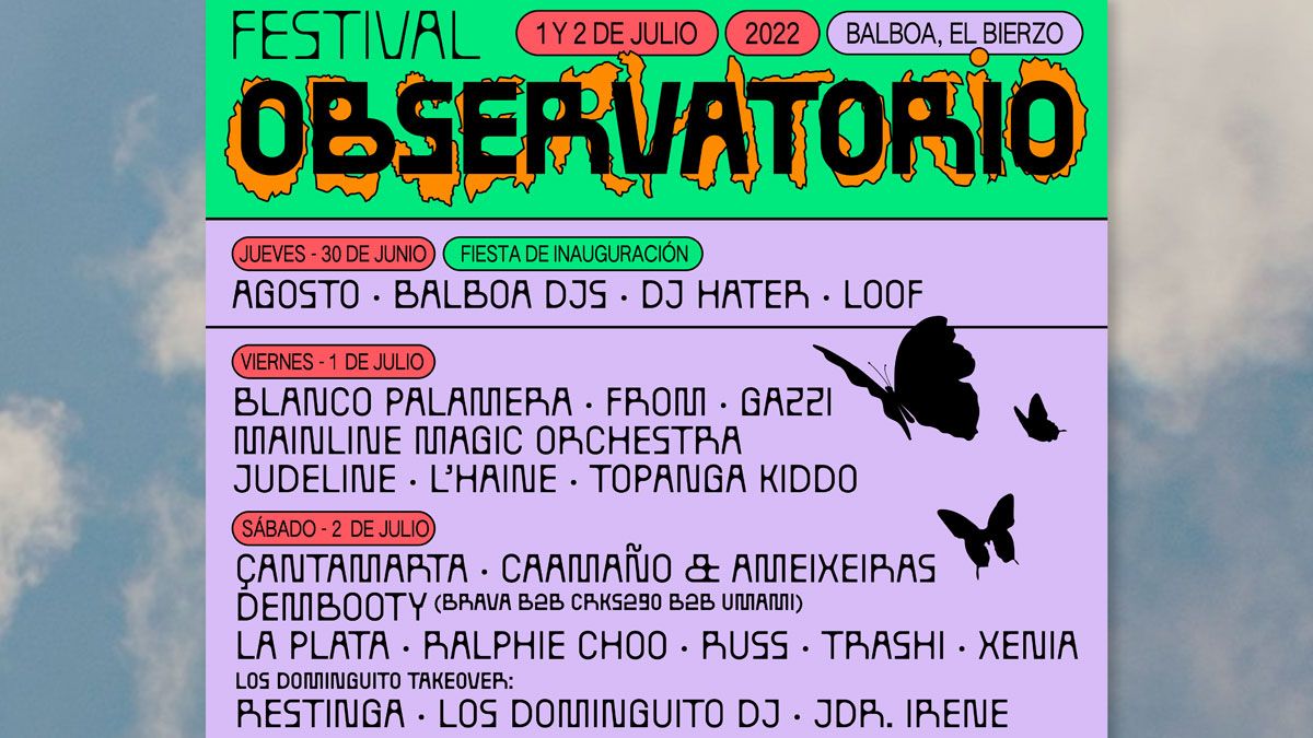 Cartel del Festival Observatorio de Balboa