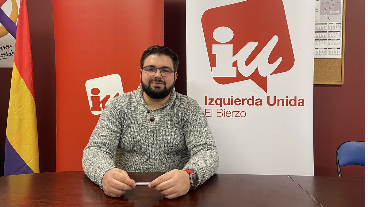 Iván Fernández es el coordinador de Izquierda Unida en Ponferrada. | Javier Fernández