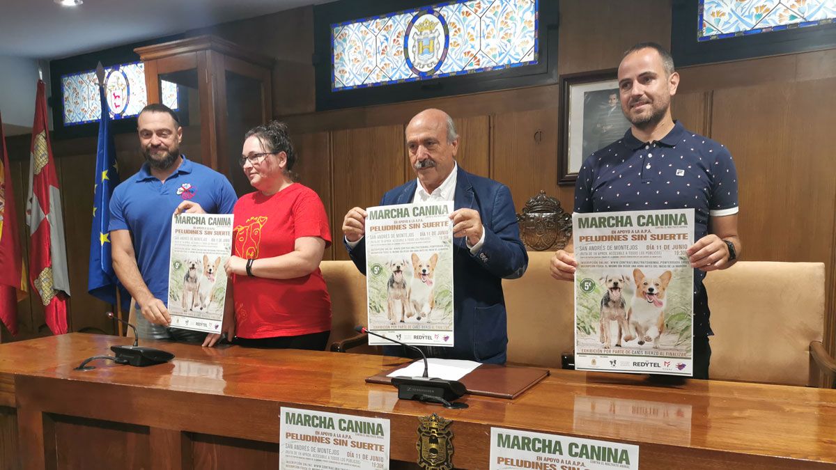 Presentación de la marcha canina solidaria de San Andrés de Montejos