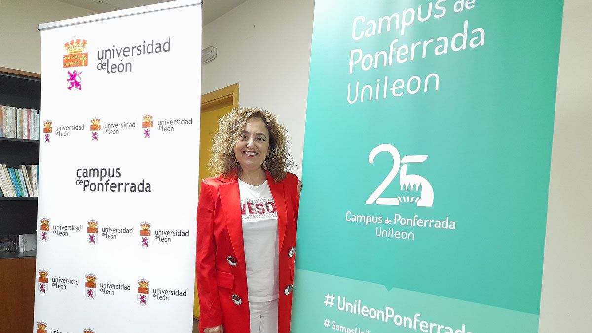 La vicerrectora del campus de Ponferrada, Pilar Marqués. | MAR IGLESIAS