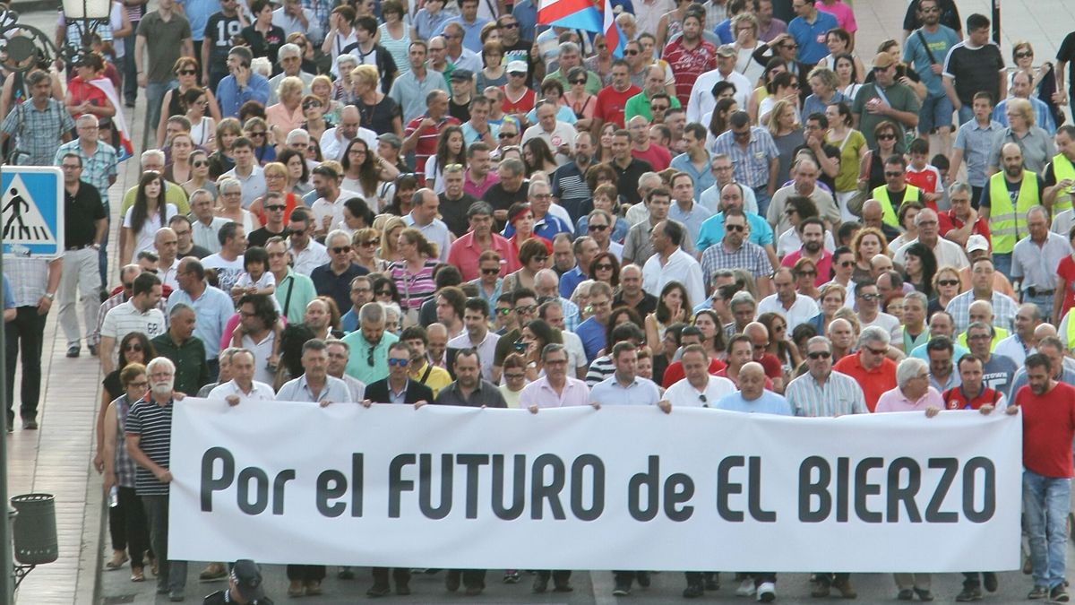 Imagen de archivo de la manifestación por el Bierzo en 2018. | Ical