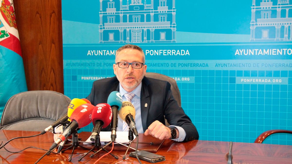 José Antonio Cartón es el concejal de Personal en el Ayuntamiento de Ponferrada. | M.I.