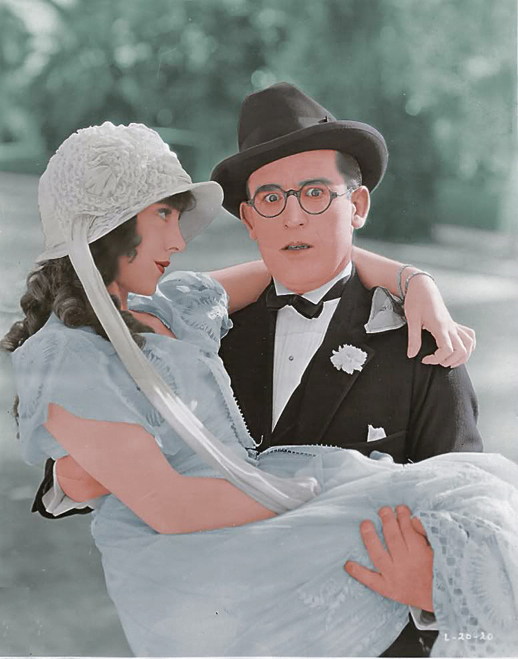 Harold Lloyd en 'Casado y con suegra'.