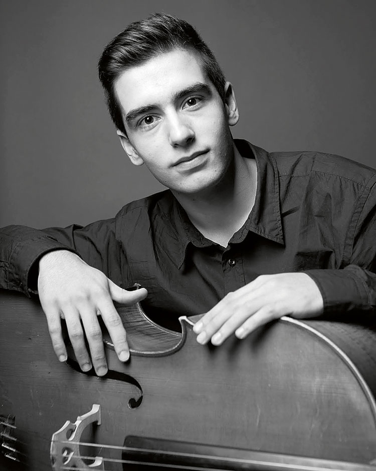El chelista leonés David Martín.