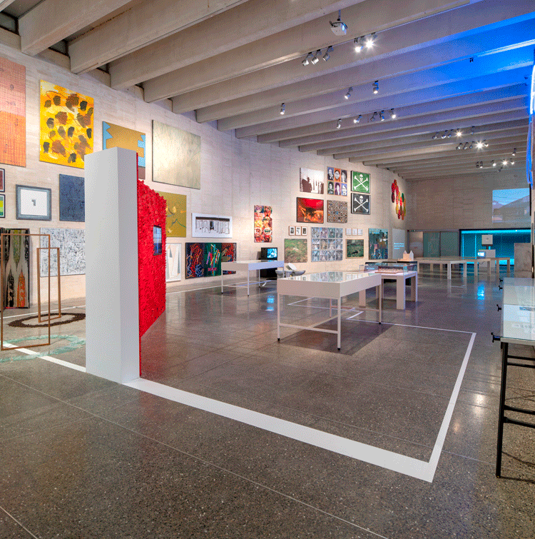 Vista de la exposición de Tráfico de Arte. | MUSAC