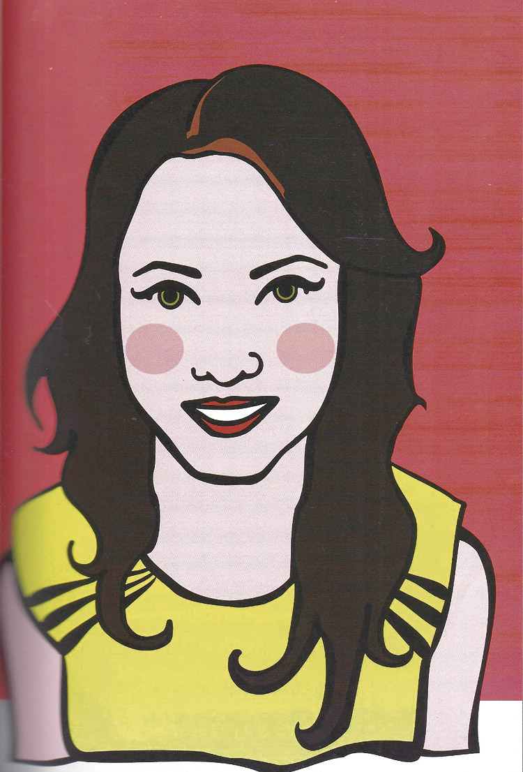Autorretrato de la artista.