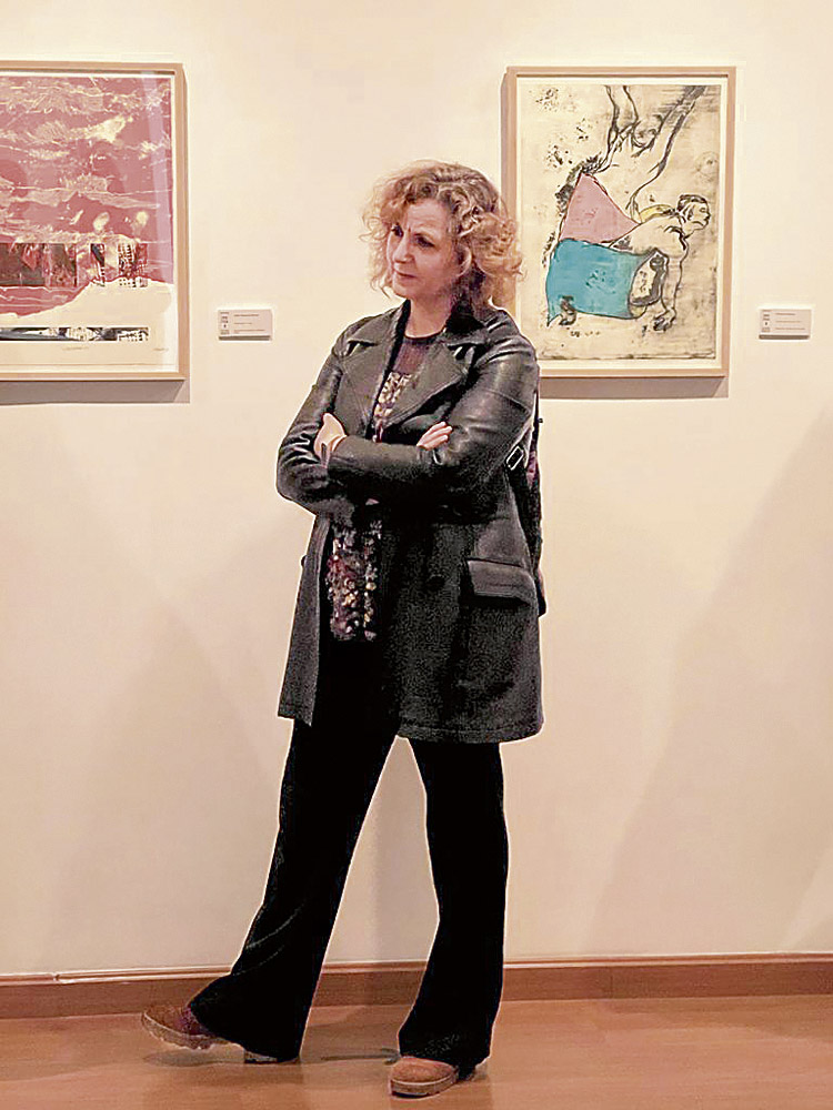 La artista y profesora Carmen García.