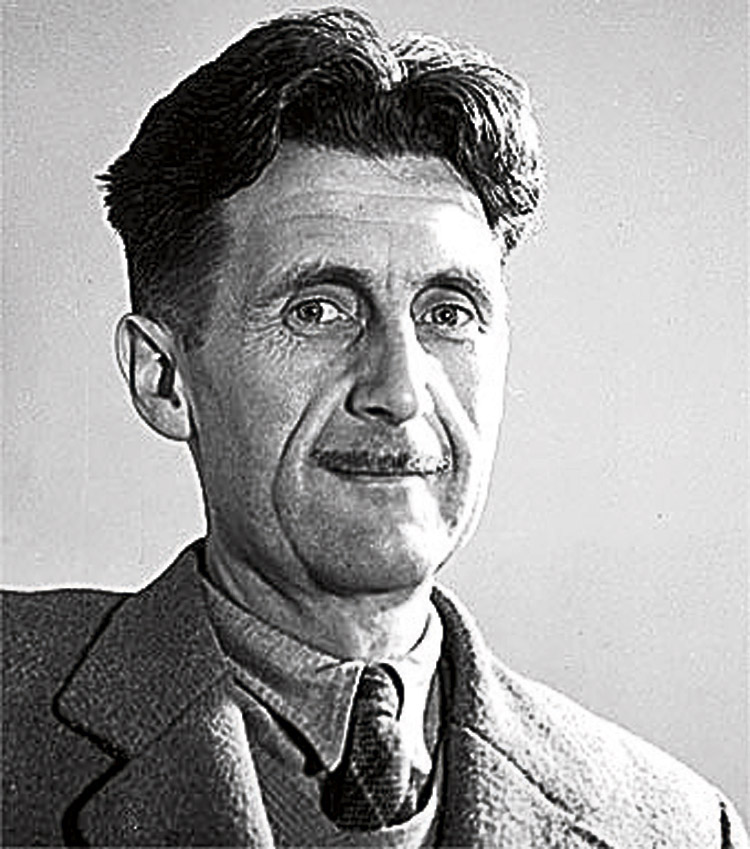 El escritor George Orwell.