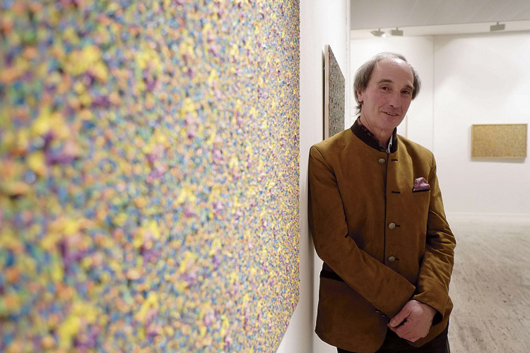 Lolo Zapico en la gran muestra que el Museo de León le dedicó en 2017. | DANIEL MARTÍN