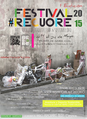 Cartel del Festival Recuore que este jueves da comienzo en León.