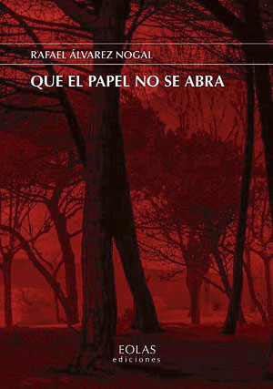 Portada del poemario de Álvarez Nogal de cuyo diseño se ha hecho cargo Rosa Algorri.