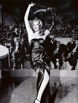 Rita Hayworth en la película 'Gilda'.