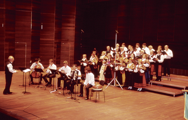 Uno de sus días de mayor gloria, el concierto ofrecido en el Auditorio de León. | L.N.C.
