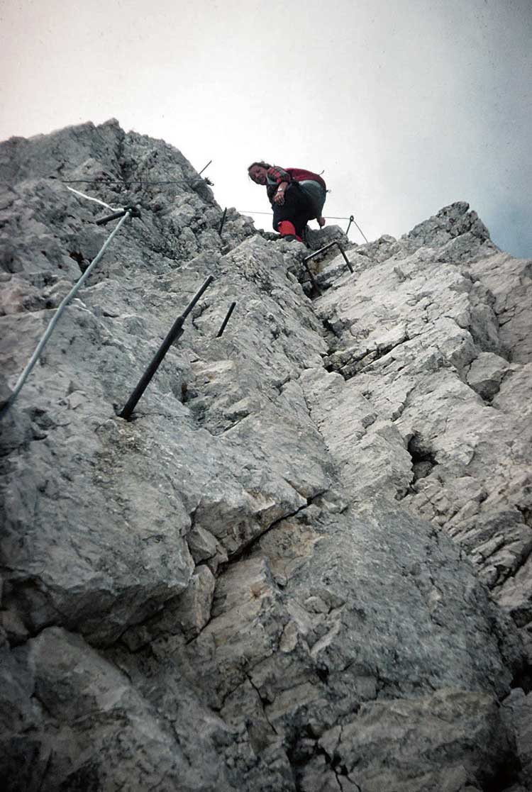En la cima del Triglav, en Eslovenia. | ARCHIVO ISIDORO R. CUBILLAS